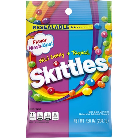 Skittles Peg Bag Mash-Ups 7.2 Oz., PK12